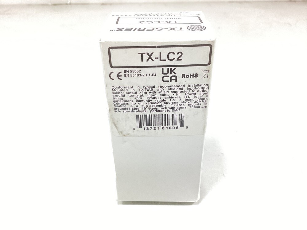 RDL TX-LC2 Unbalanced to Balanced Line Combiner
