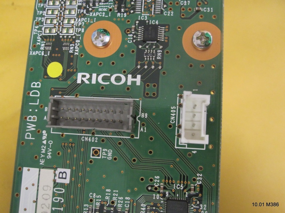 One (1) Ricoh D059 5190 D0595190 PCB Display Board