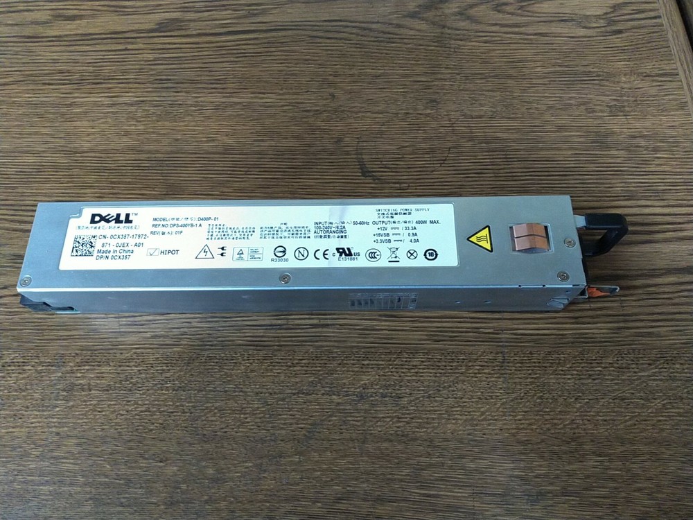 Dell 0CX357 D400P-01 Server Power Supply 400W PowerEdge
