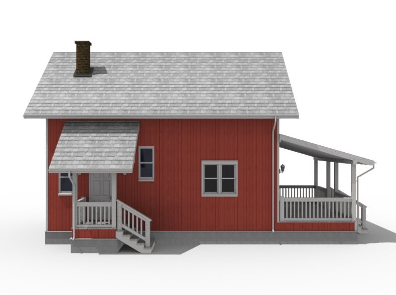 Construction Drawings/ DESIGN / PLANS / Frame house Lauta (KD-90)