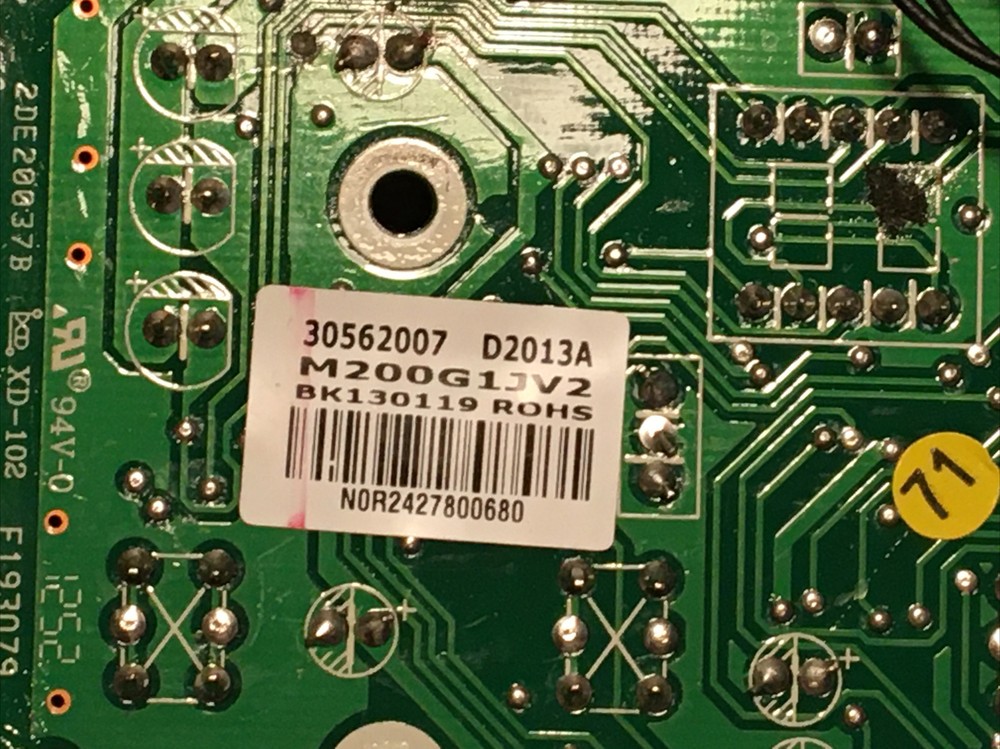 Sharp ac model: AF-Q60RX Interface Display Control Board