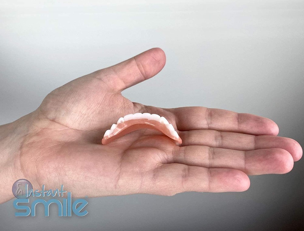 Instant Smile Handmade Bright White Lower Veneer Flexible Teeth