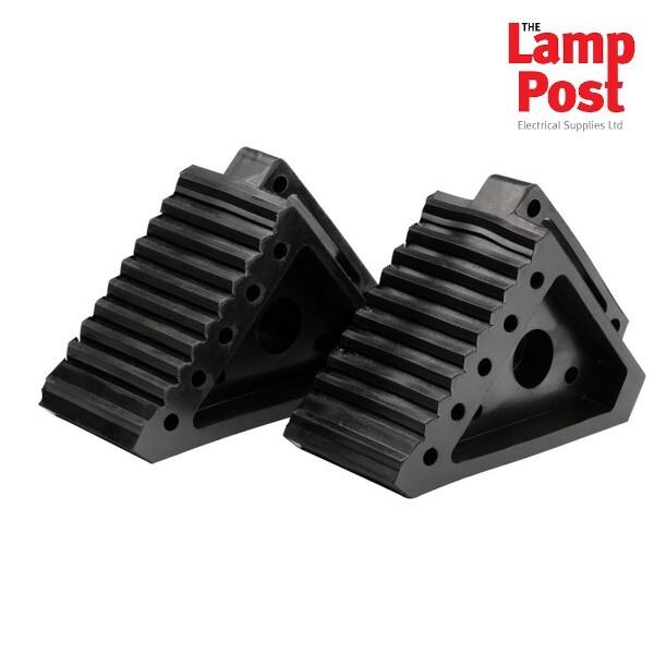 Draper 21131 Rubber Wheel Chocks 3 Tonne (Pair)