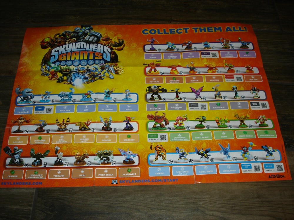Skylanders Giants character figures  - choose your game pieces