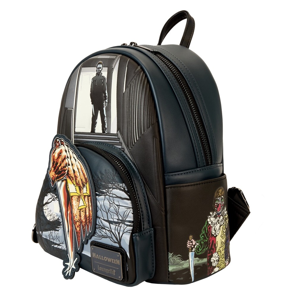 Halloween Michael Myers Jack-O'-Lantern Glow Mini Backpack