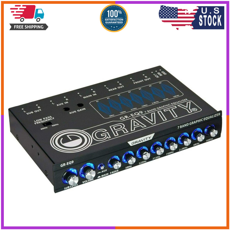 7 Band Graphic Equalizer GR-EQ9