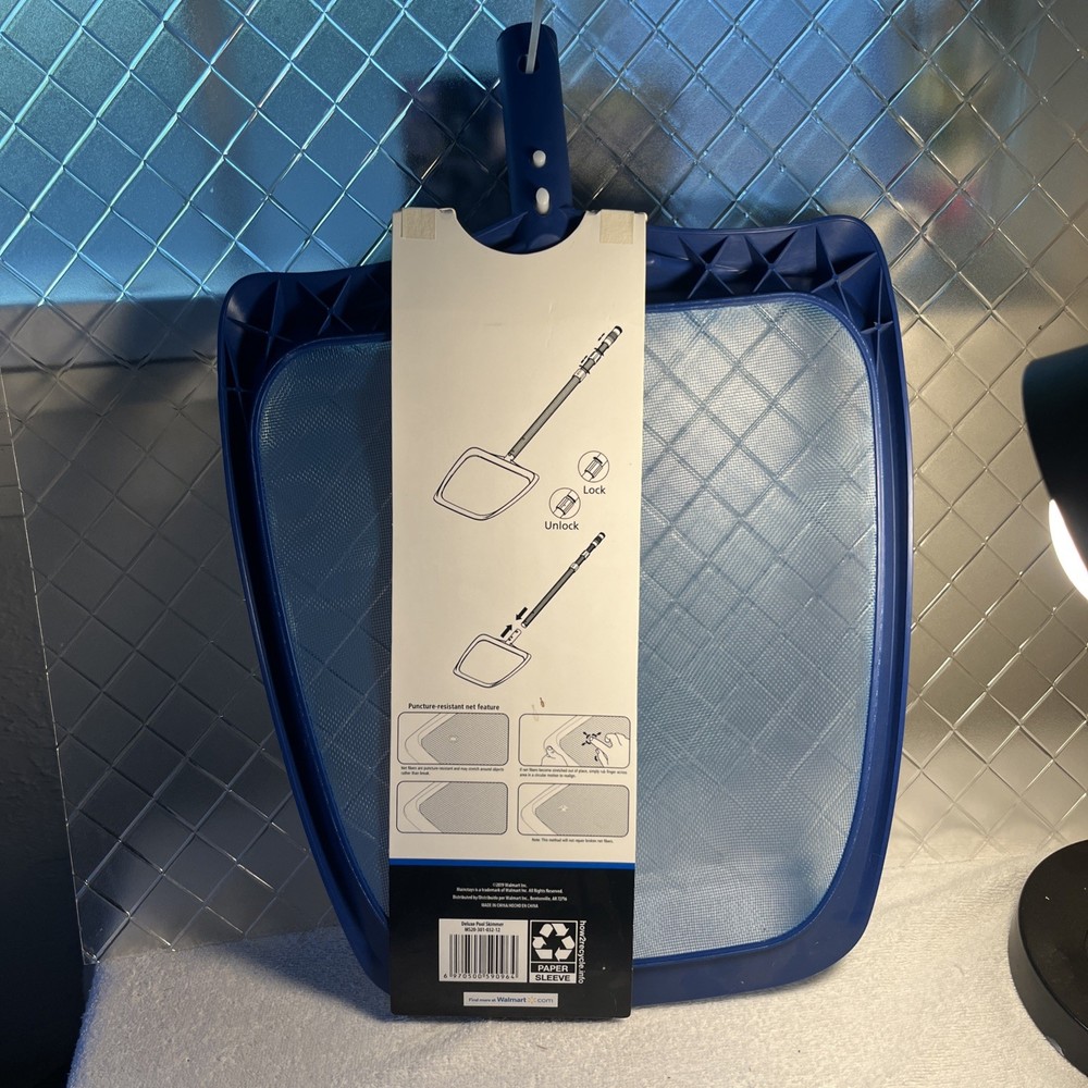 Mainstays Pool Deluxe Leaf Skimmer No Pole