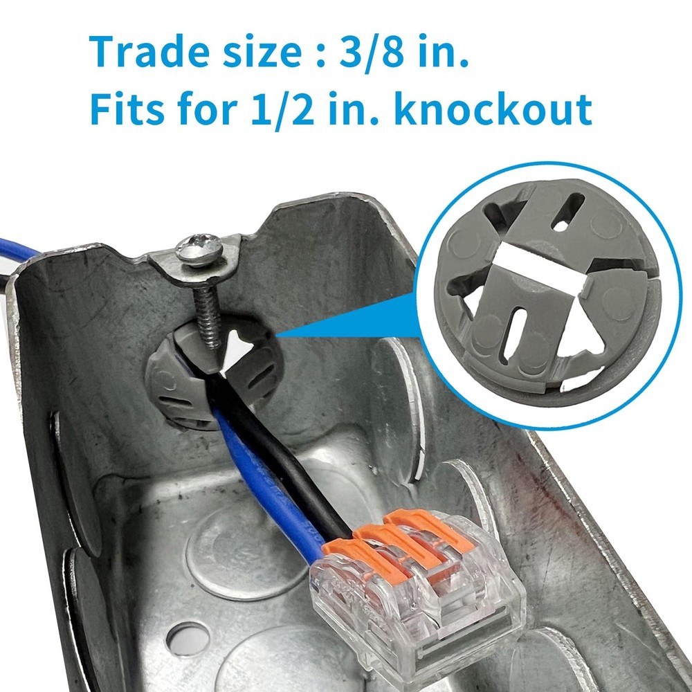 Dicio Knockout Cable Connector Push-in 120 Pcs Hole 75105B_120
