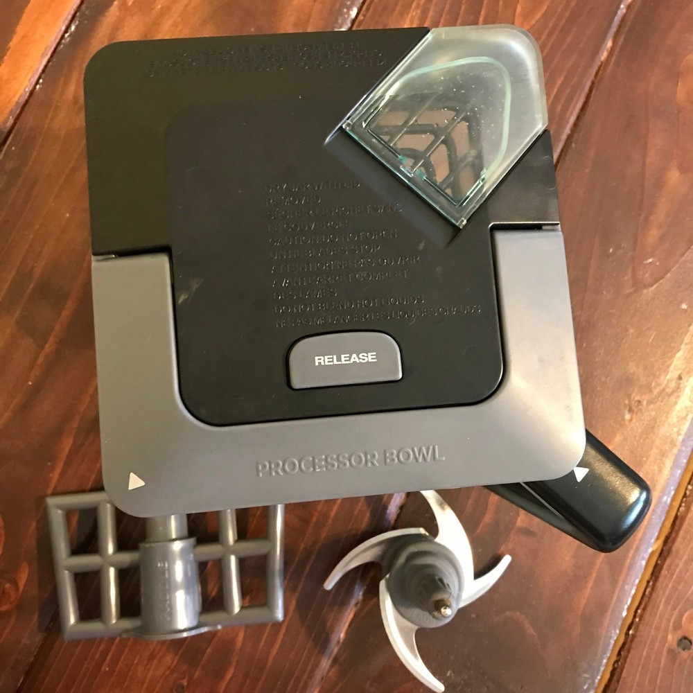Ninja Food Processor Bowl With Blades and Paddle Attachment