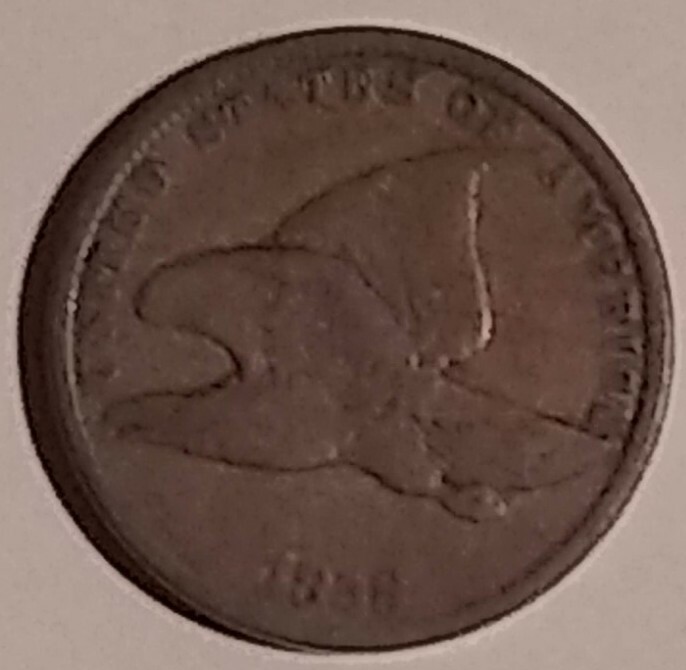 1858 Flying Eagle First Small Cent Short Lived Pre Civil War ~ (# A)
