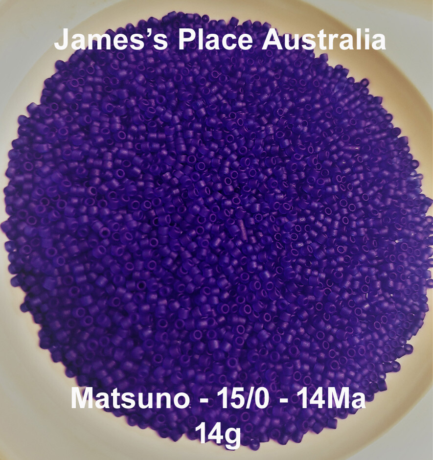 Matsuno Japanese Seed Beads - size 15/0