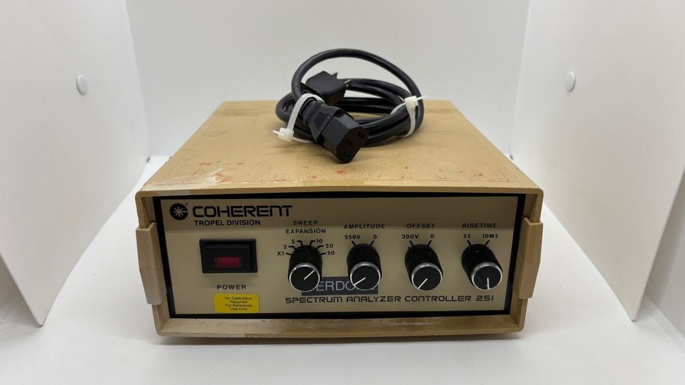 Tropel Coherent 251 Spectrum Analyzer Controller 251-2 .6A/115V .3A/230V  40 W