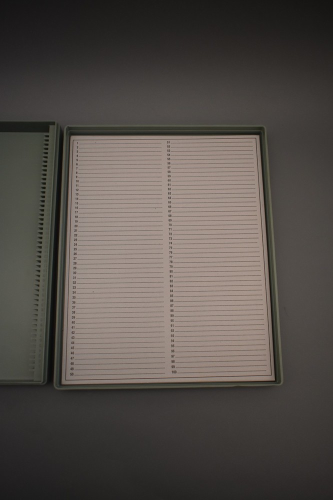 Microscope Slide case box contain 100 Slide