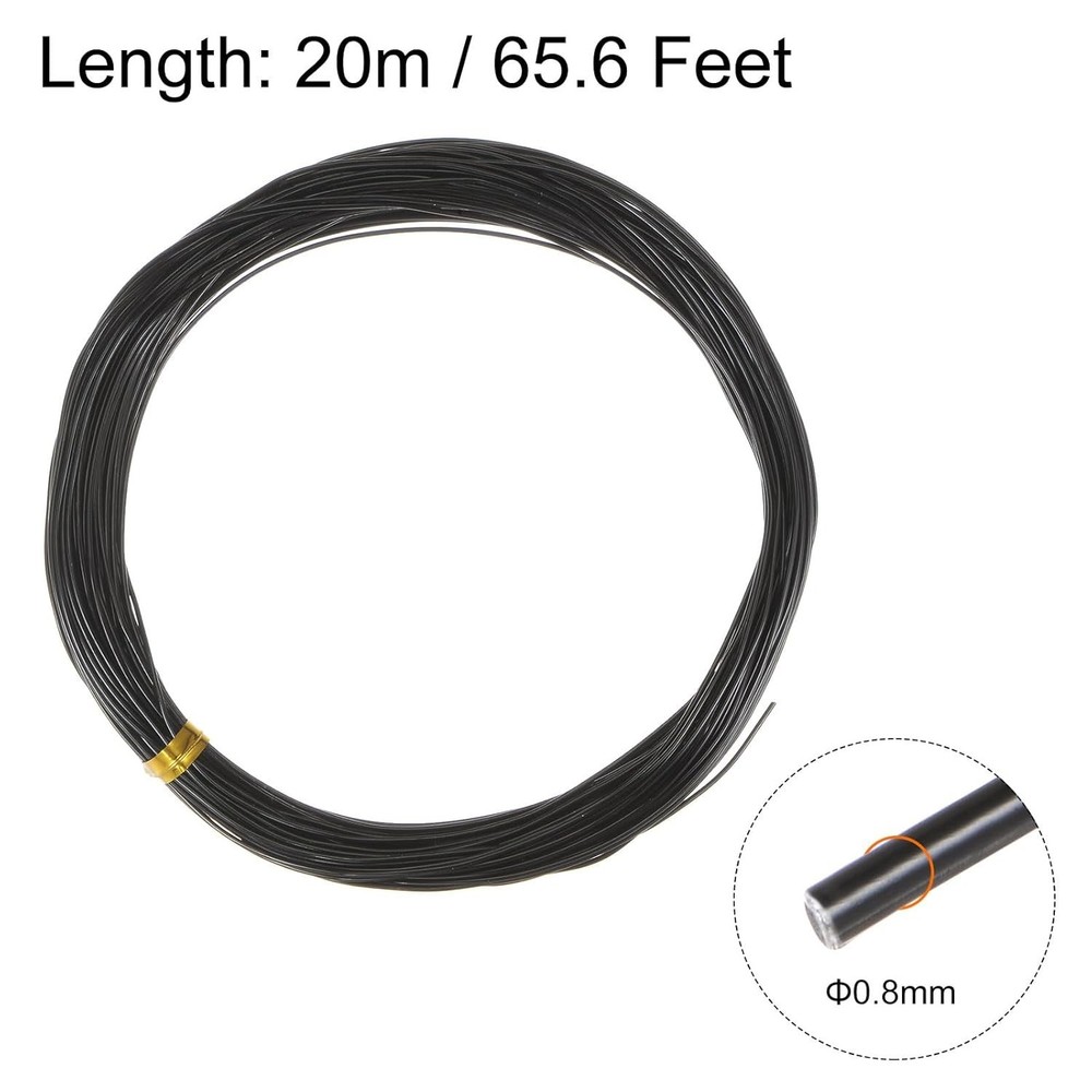 Bonsai Training Wire 0.8mm, 66ft Anodized Aluminum - Shape Your Trees Elegantly