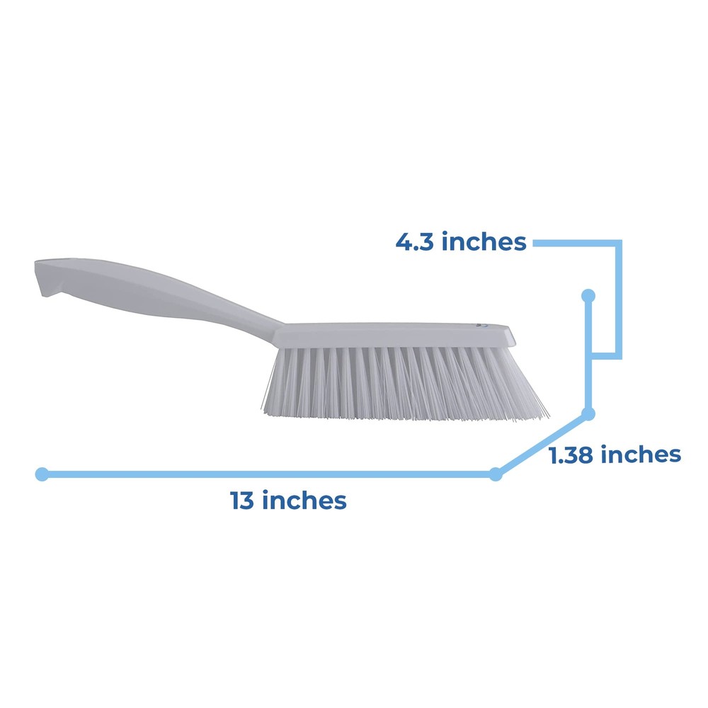 45895 Bench Cleaning Brush Polypropylene/polyester Medium Bristle Dustpan Brush