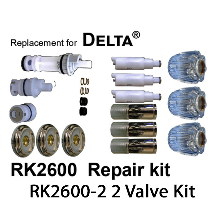 Delta Rebuild Kit 2 Valve RK2600-2