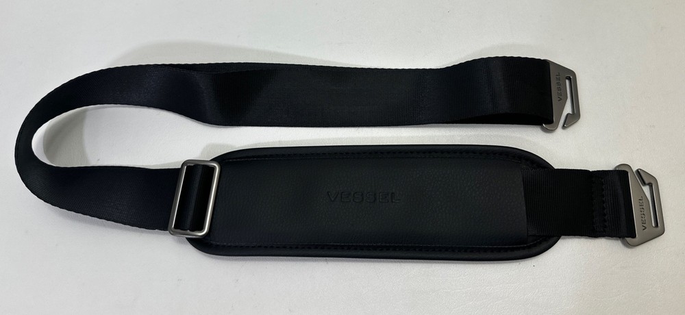 New Vessel Bag Strap Replacement Black Padded Carry Strap
