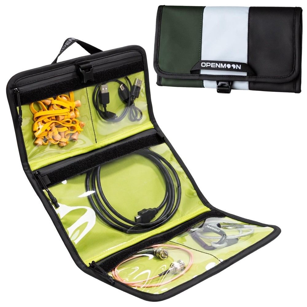 Multi-Purpose Storage Bag, Tri-Fold Design, 5 Compartments, Splash-Proof, for...