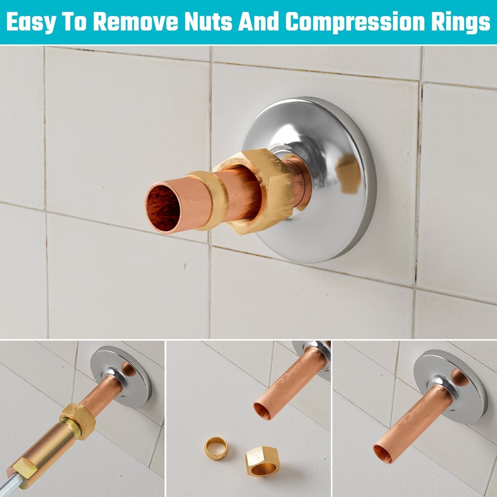 DURATECH Compression Sleeve Puller Tool, Ferrule for 1/2 ”...