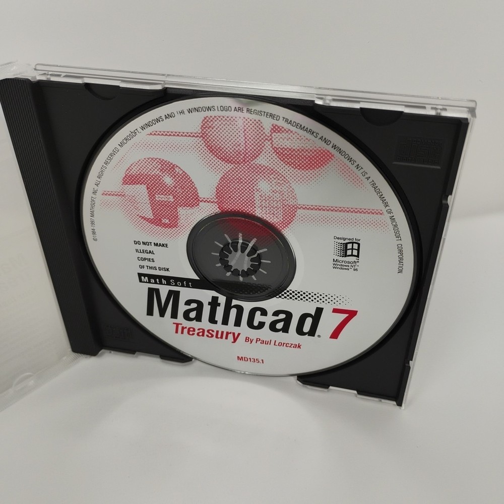 Mathsoft Mathcad 7 Professional MathConnex Treasury - 2 CDs & User Guides