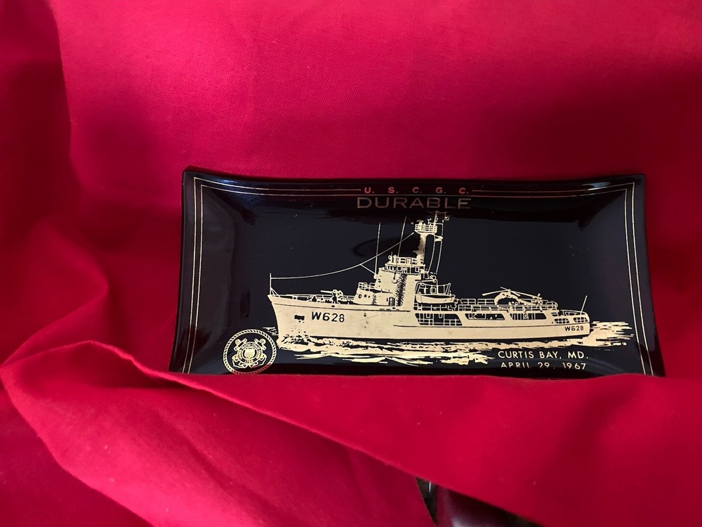 US Coast Guard Cutter Durable Glass Ash Tray