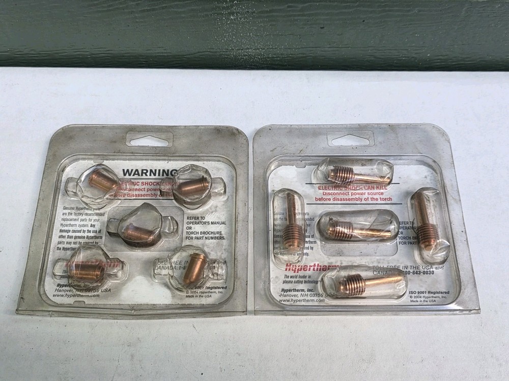 HYPERTHERM 220478 & 220480 ELECTRODE & NOZZLE 5/PKG NEW