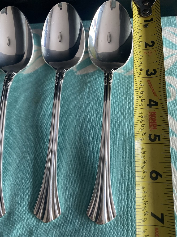 4 Towle Aristocrat Silverplate EP Supreme flatware place settings dinner spoons