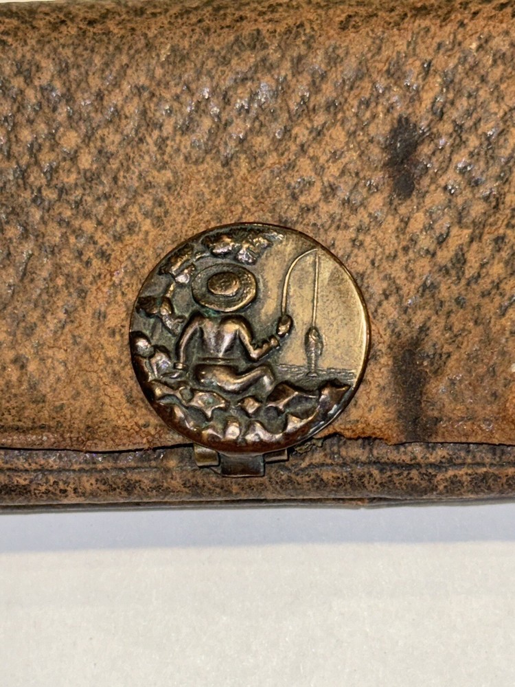 Antique Leather Fly & Leader Wallet