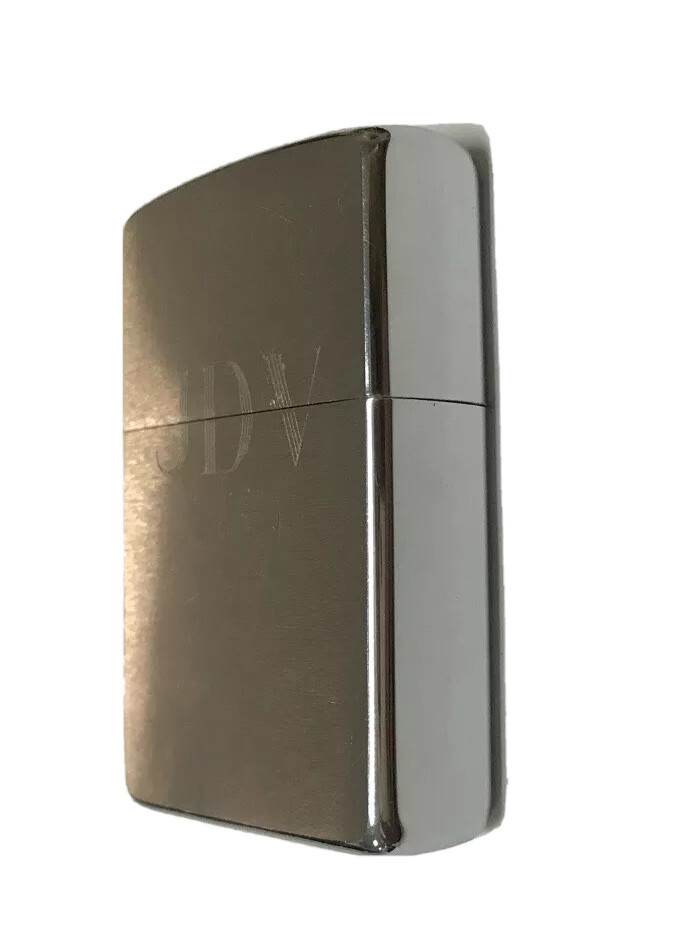 ZIPPO 2001 POCKET LIGHTER PERSONALIZED JDV