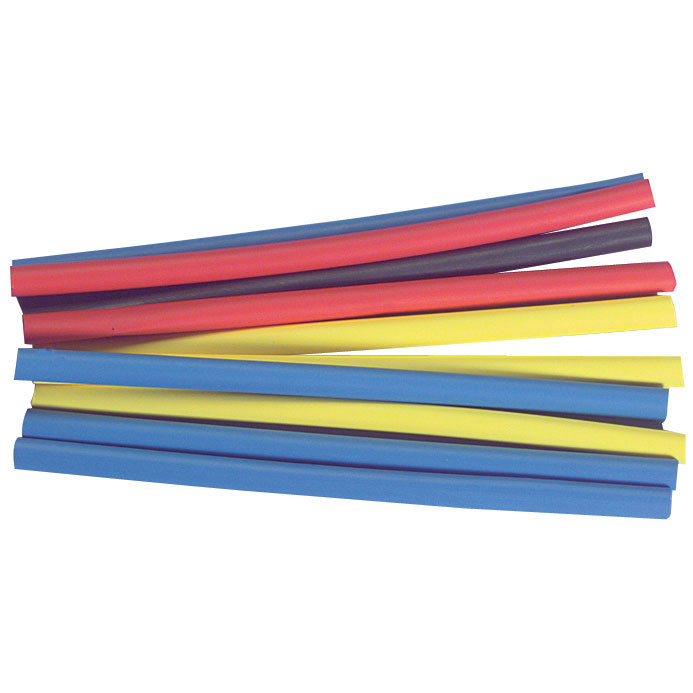 12mm Heat Shrink 3:1 Green 6" x 4 Pcs.