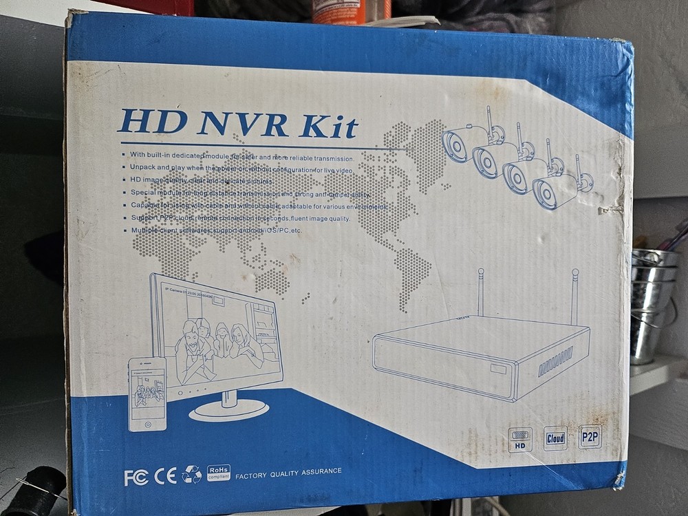 Wireless HD NVR Kit Security Camera System-