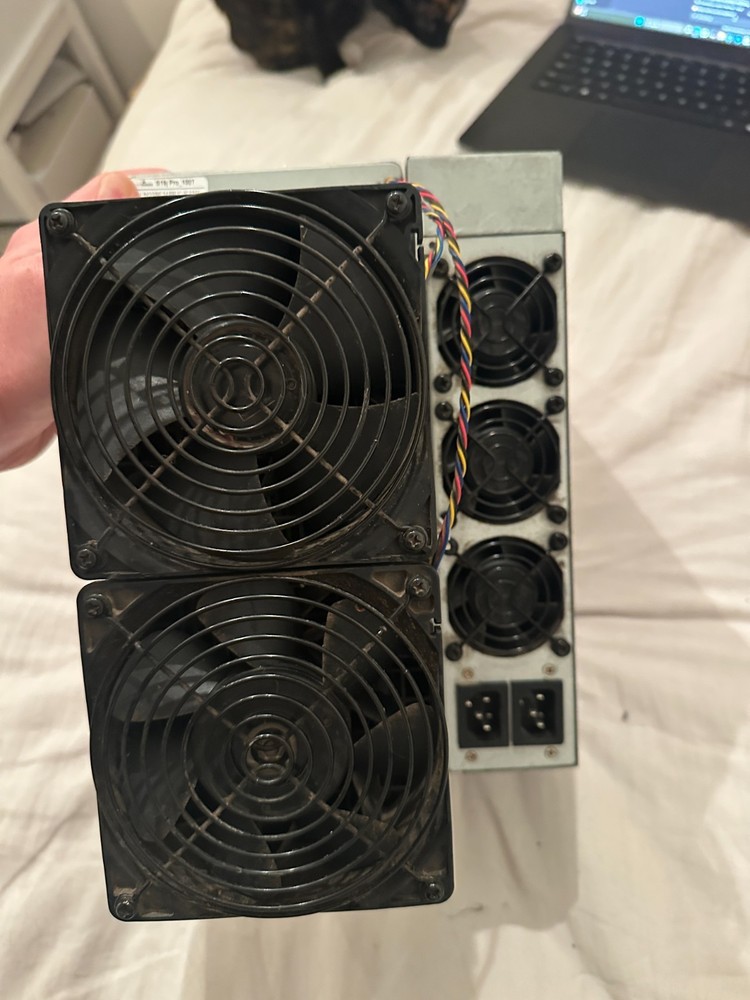 2 Bitmain Antminers S19 Pro 96TH – Tested Working – PSU Included – 2 Units