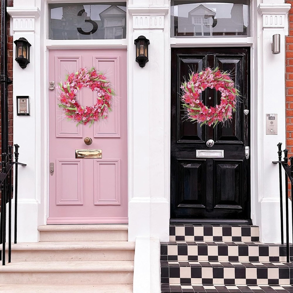 Artificial Daisy Wreath for Valentine's - 21in
