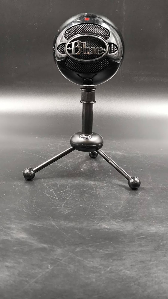 Blue Snowball USB Microphone Used Working Black