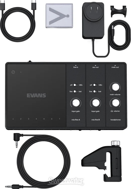 Evans Hybrid Sensory Percussion Sound System Starter Pack