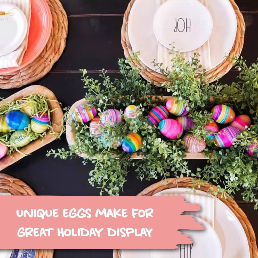 Eggmazing Easter Egg Decorator Kit - Includes Bunny Egg Decorating Spinner Ar...