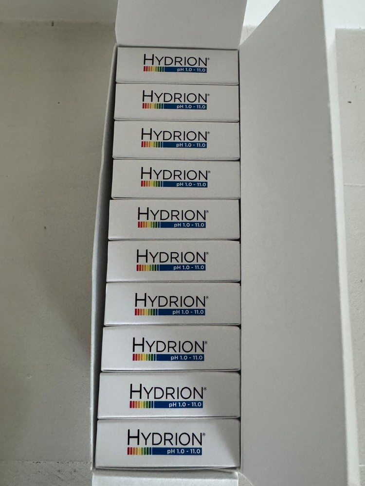 10 single roll  Micro Essential 51 Hydrion Short Range pH Test Paper 1.0-11PH