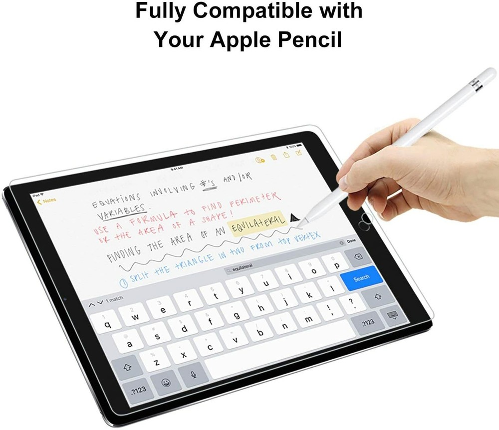 [2xPack] Tempered GLASS Screen Protector for Apple iPad 7th Generation 2019 10.2