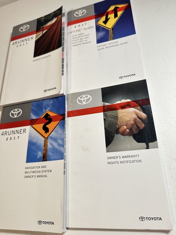 2017 Toyota 4Runner Owners Manual Set