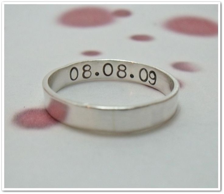 Personalized Rings In Sterling Silver