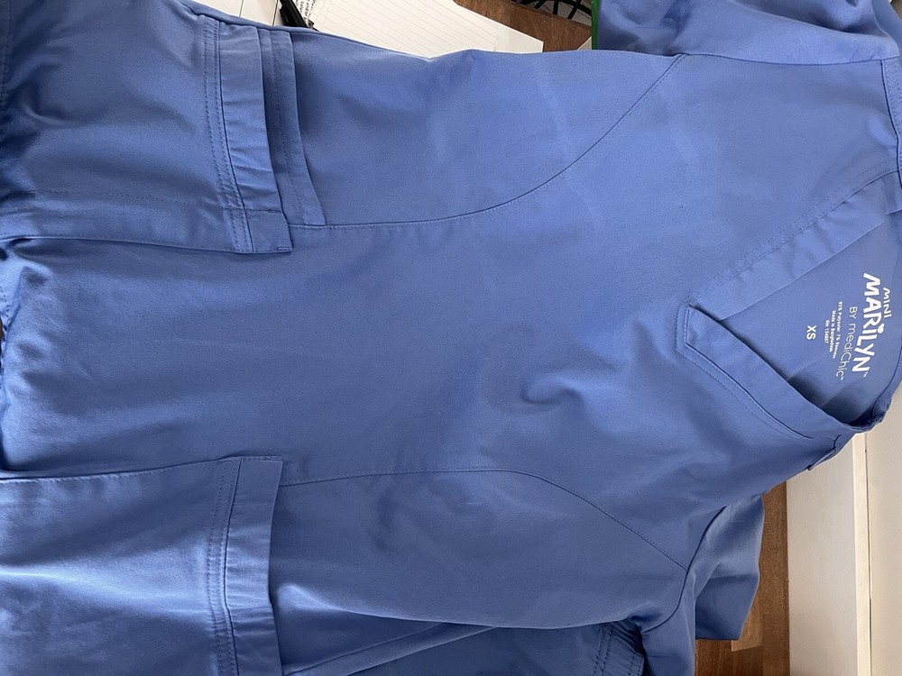 Mini Marlyn Ceil Blue Scrub Set XS