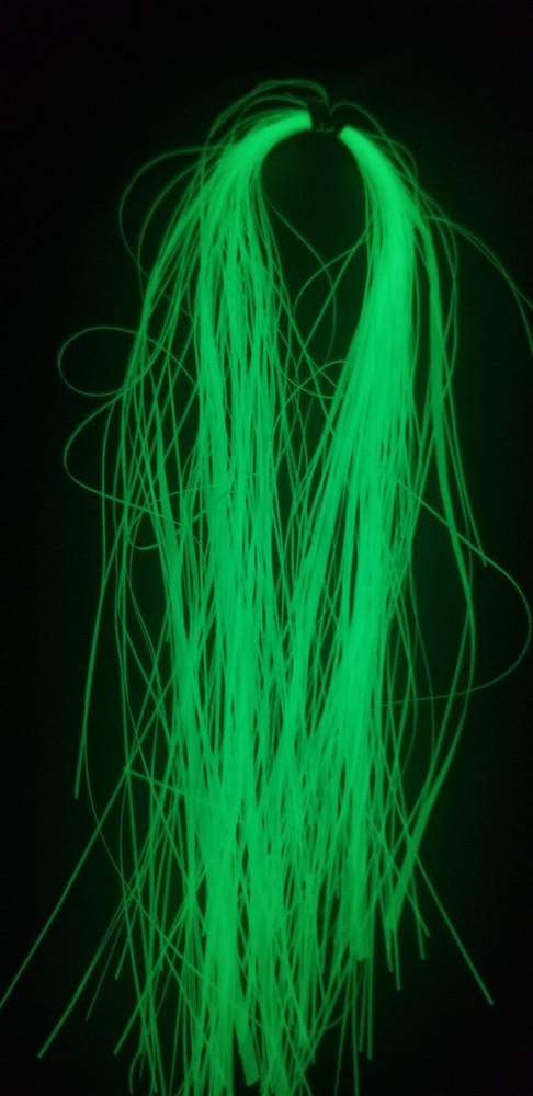 2 PKGS- 14" Long: HOLOGRAPHIC FLASHABOU- Fly Tying Jig Bucktail Tinsel Flash