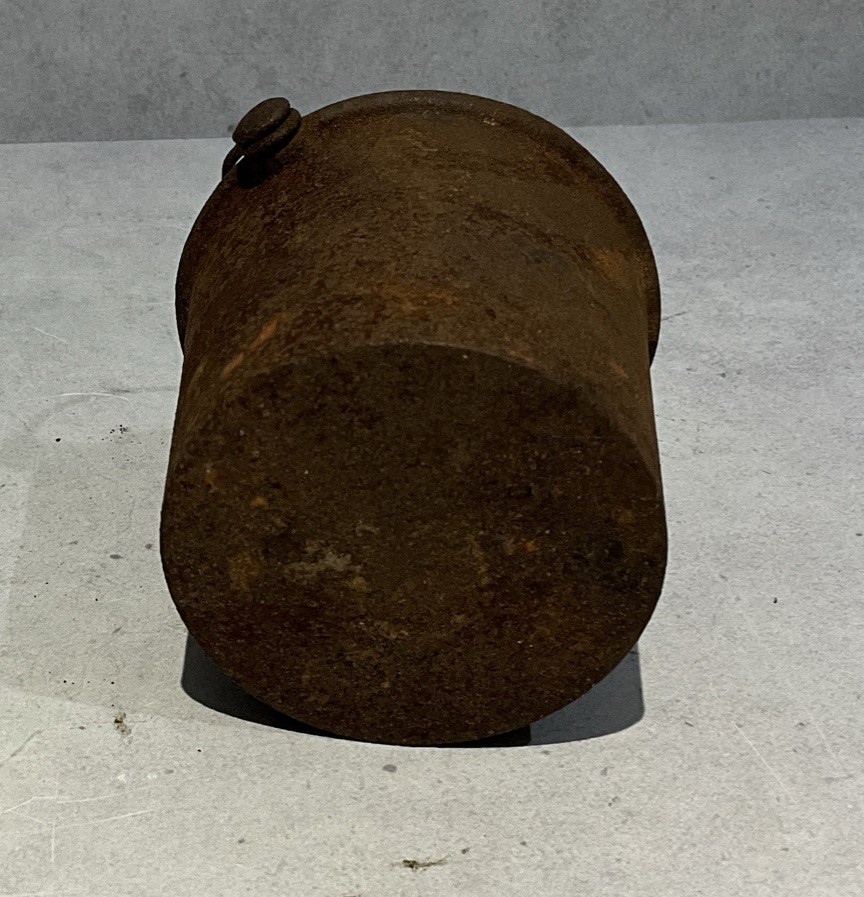 Antique Cast Iron Glue Pot Complete Primitive