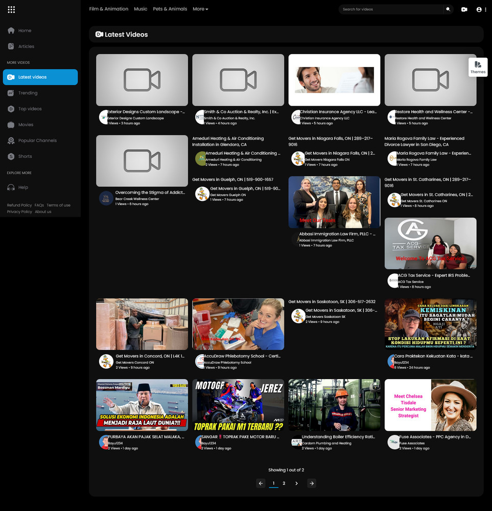 FreeTube - Ultimate PHP Video CMS Website | Video Sharing Platform | Streaming