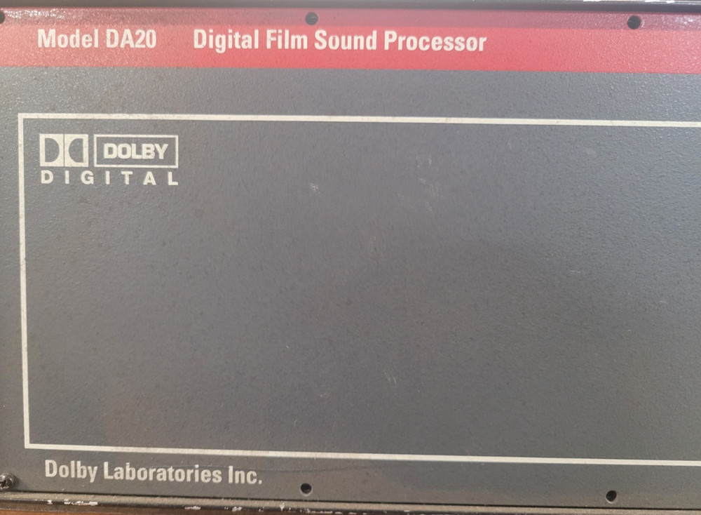 Dolby Digital Film Sound Processor Model: DA20