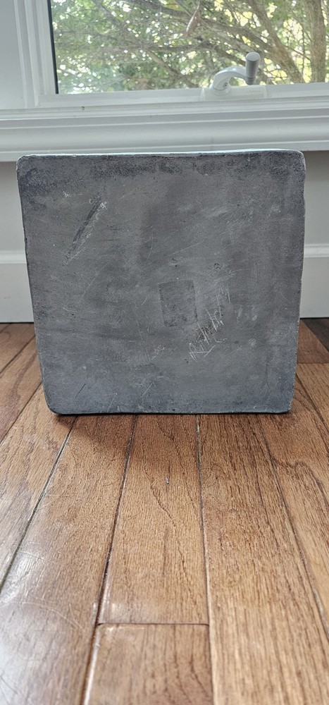 Gray Drip Square Planter 9X9X9 Modern Modern Minimalist