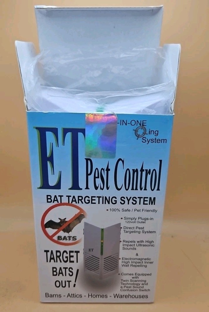 ET Pest Control (Bat targeting system) Open Box With Booklets