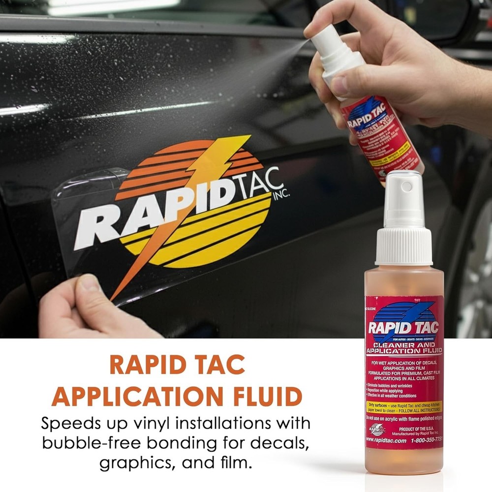 4oz Application Fluid for Vinyl Decals - Fast, Effective and Bubble-Free