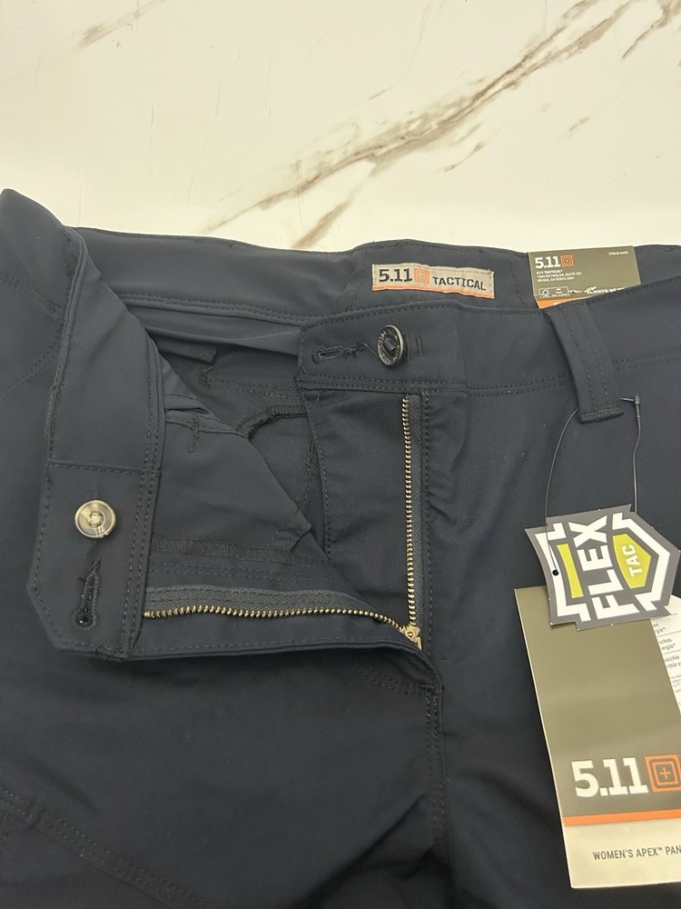 5.11 Tactical Women’s Apex Pants Size 16 Regular Blue Solid Polyester
