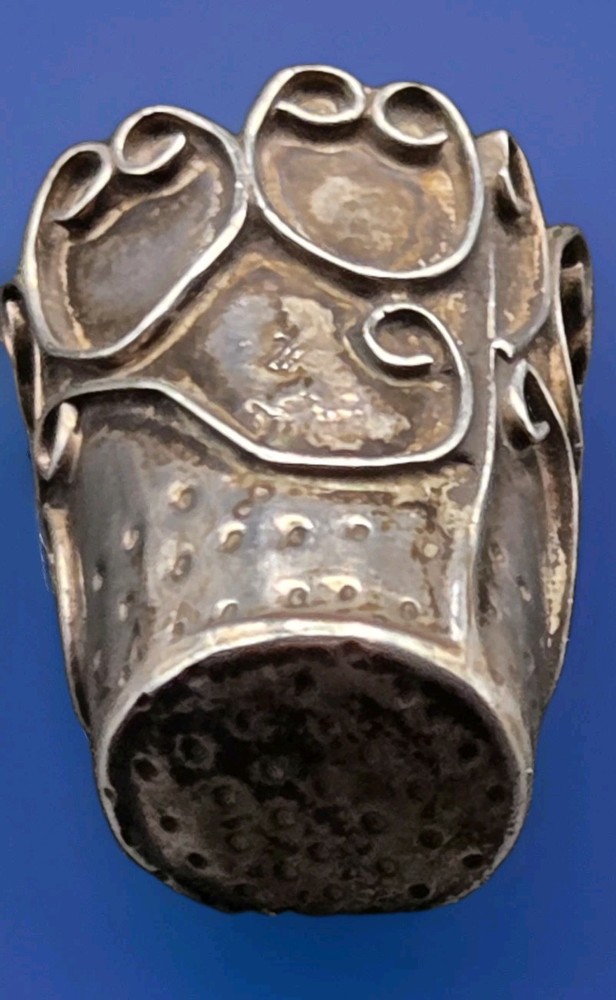 Vintage Mexican Sterling Silver Thimble